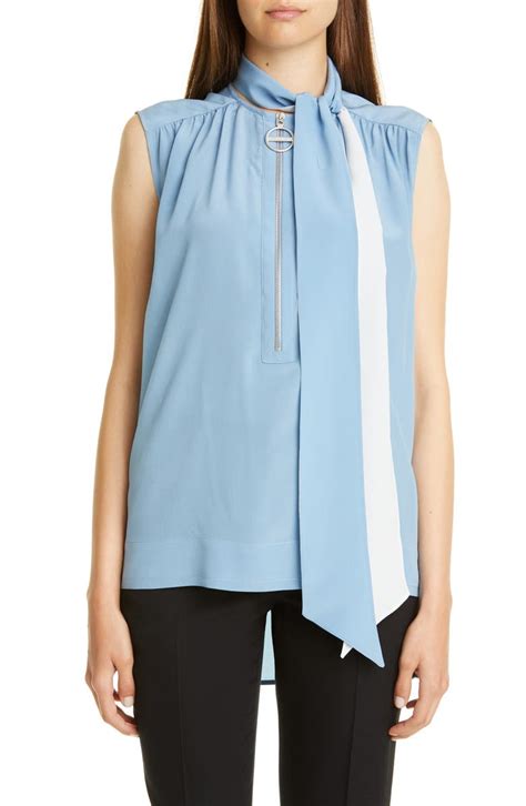 givenchy coral sleeveless blouse|Tops & Shirts .